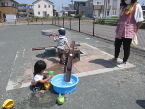 5月17日おひさまサロン「水遊び日和」