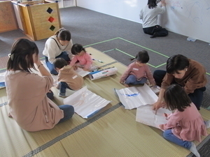 手形・足型スタンプをとって成長を感じたよ♡