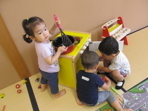 身体をつかって遊んだよ!