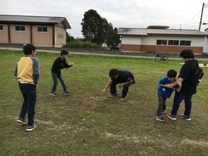 遊びのヒント~釘ぶち~