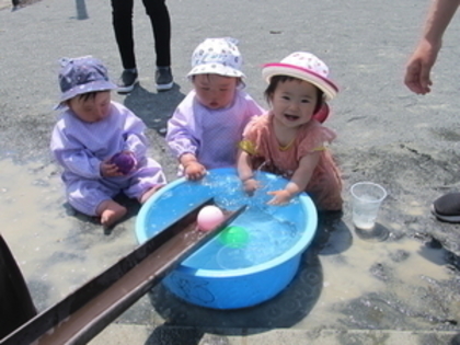 5月17日おひさまサロン「水遊び日和」